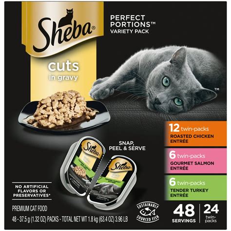 how much sheba to feed cat|sheba cat food serving size.